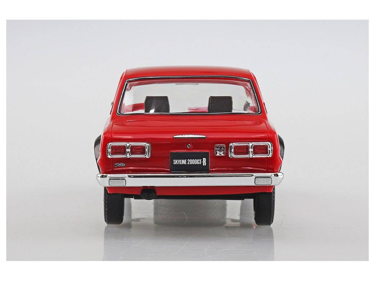 Aoshima 1/32 SNAP KIT #09-C Nissan Skyline 2000GT-R (RED) | 4905083058848