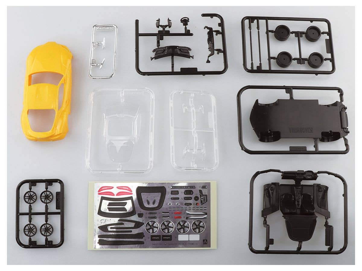 Aoshima 1/32 SNAP KIT #10-D Toyota GR Supra (Lightning Yellow) | 4905083058886