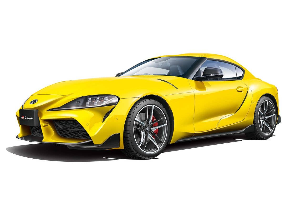 Aoshima 1/32 SNAP KIT #10-D Toyota GR Supra (Lightning Yellow) | 4905083058886