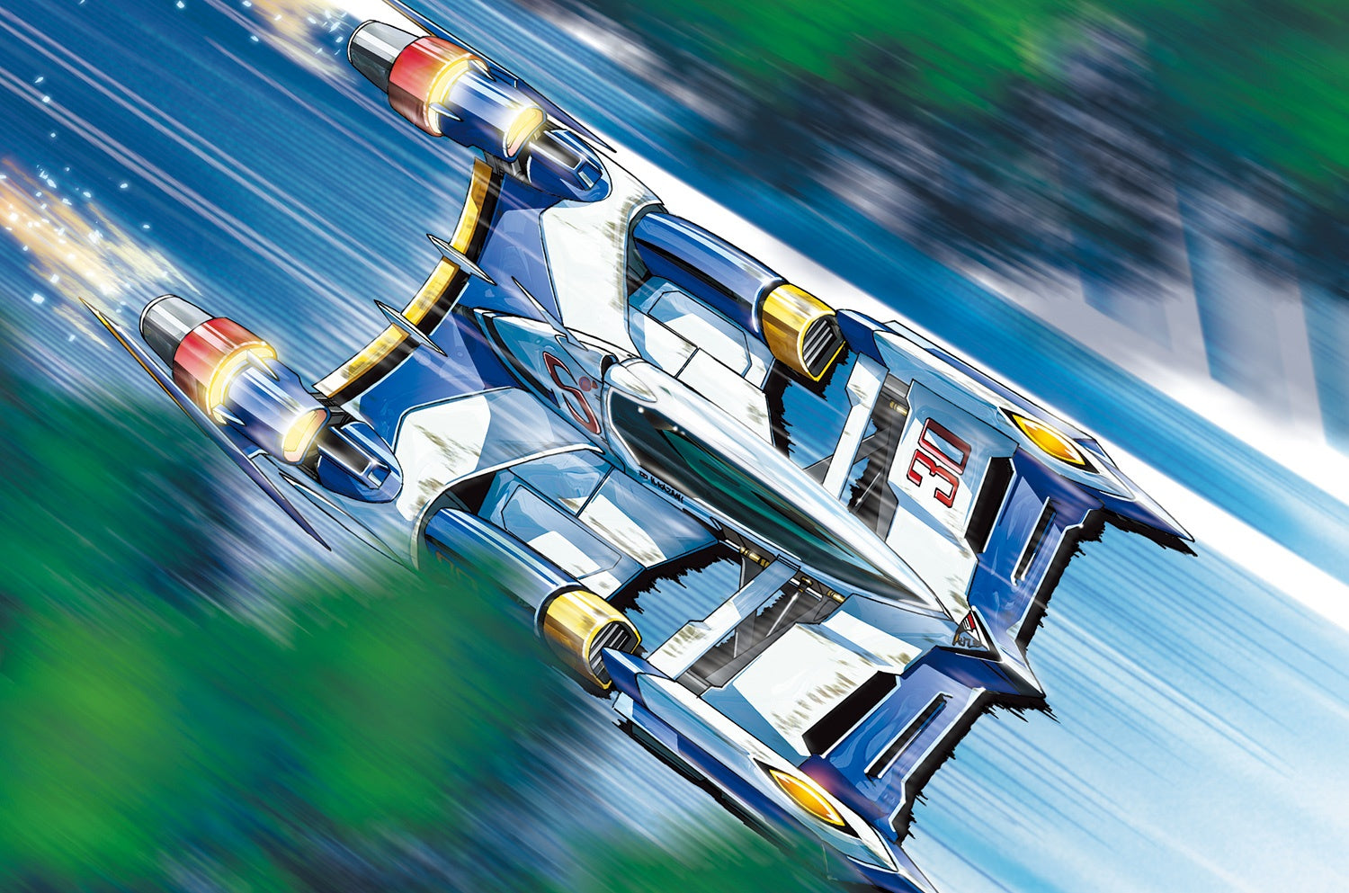 Aoshima 1/24 Super Asurada AKF-11 Aero Mode/Aeroboost Mode | 4905083059111