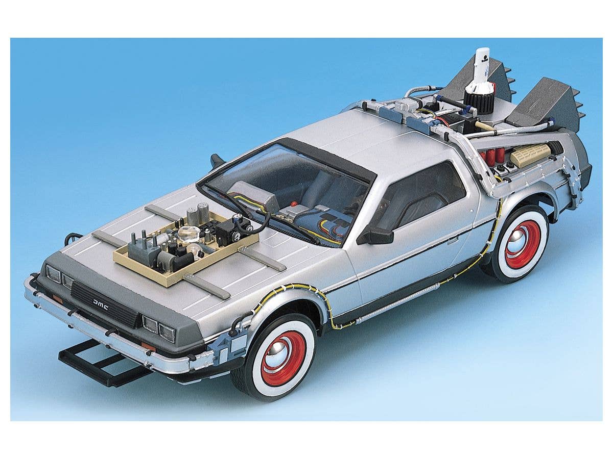 Aoshima 1/24 Back To The Future DELOREAN from PART III & RAILROAD Ver. | 4905083059180
