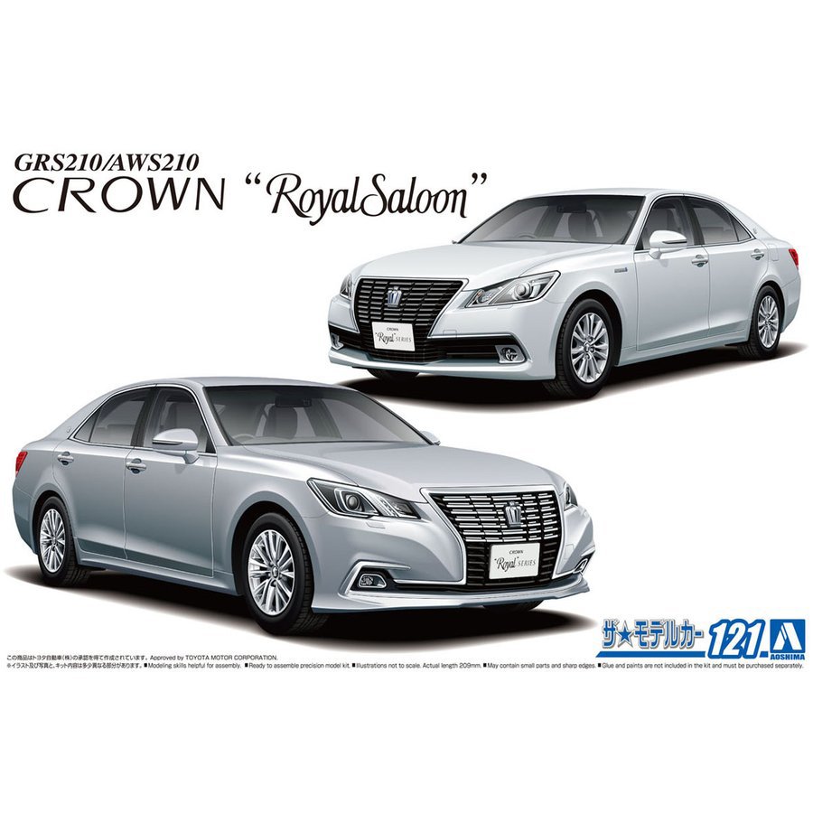 Aoshima 1/24 Toyota GRS210/AWS210 Crown Royal Saloon 15 | 4905083059524