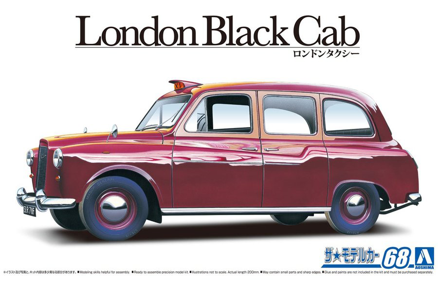 Aoshima 1/24 FX-4 London Black Cab 68 | 4905083059678