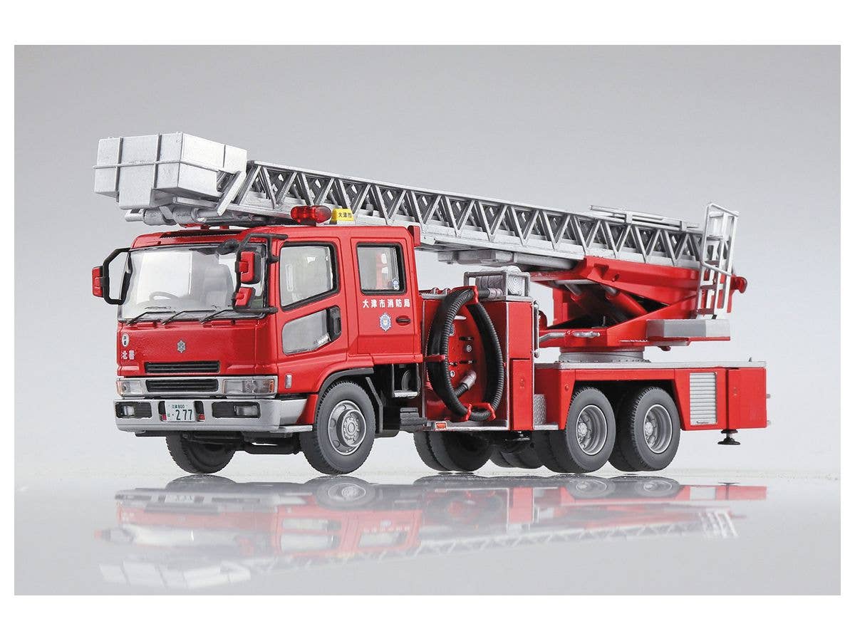 Aoshima 1/72 FIRE LADDER Truck(OTSU MUNICIPAL FIRE DEPARTMENT) | 4905083059708
