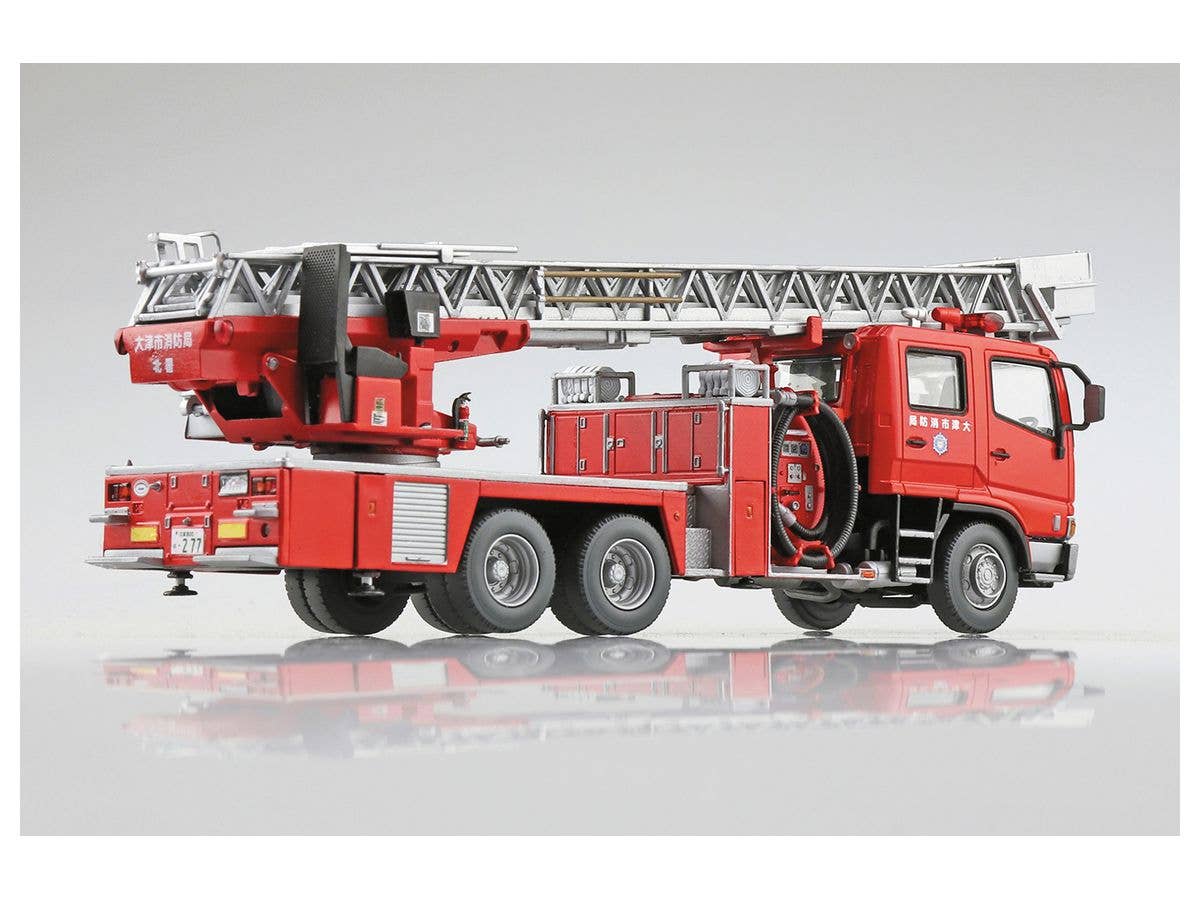 Aoshima 1/72 FIRE LADDER Truck(OTSU MUNICIPAL FIRE DEPARTMENT) | 4905083059708