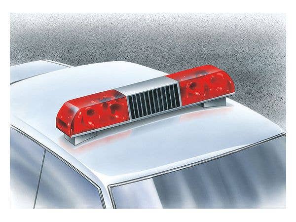 Aoshima 1/24 Light Bar The Tuned Parts Series Patrol Car Parts C | 4905083059760