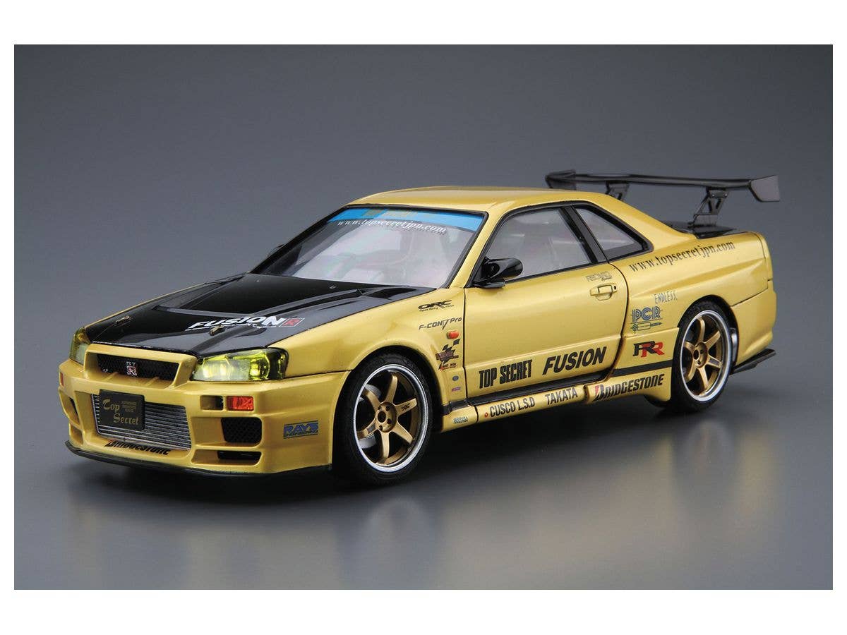 Aoshima 1/24 TOPSECRET BNR34 Skyline GT-R 02 Nissan | 4905083059845
