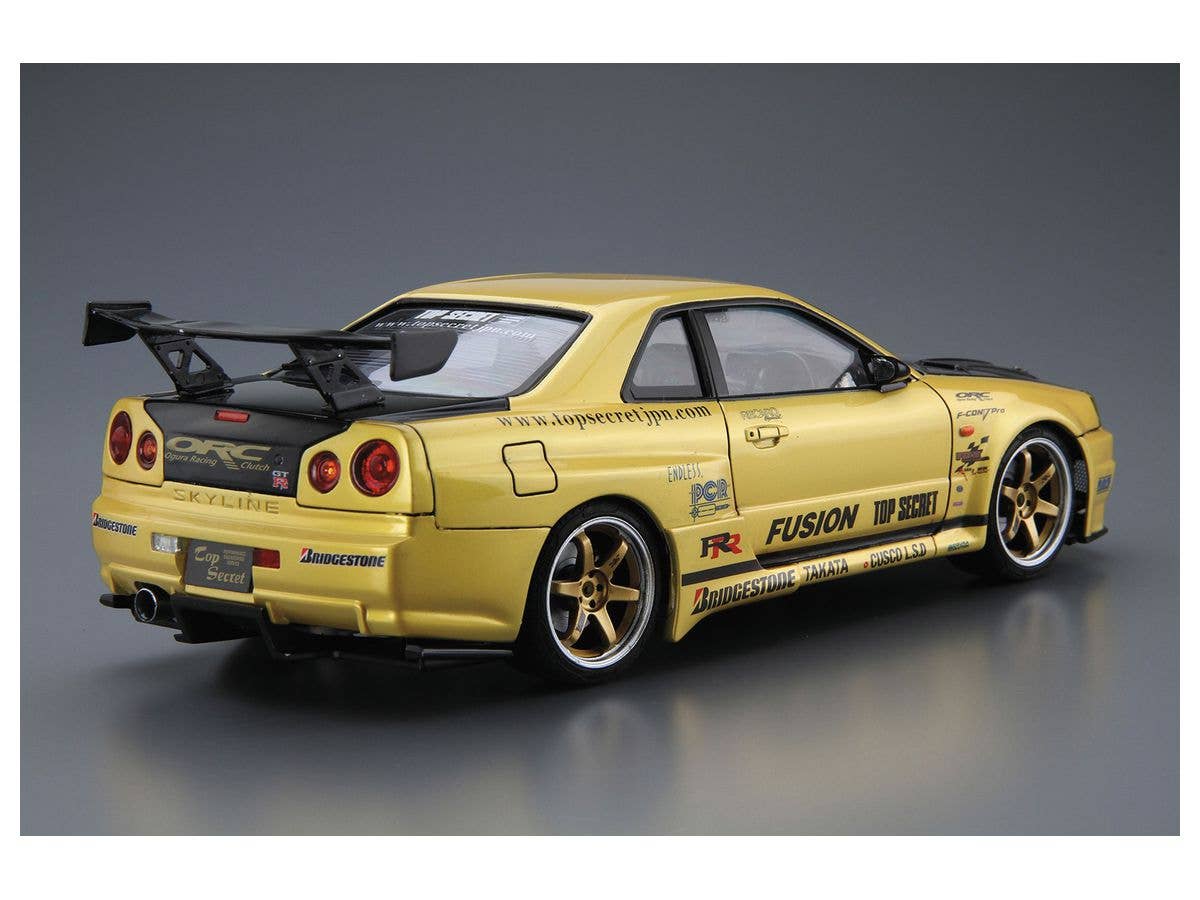 Aoshima 1/24 TOPSECRET BNR34 Skyline GT-R 02 Nissan | 4905083059845