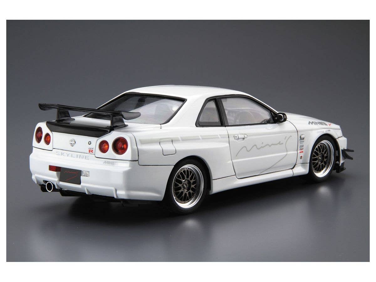 Aoshima 1/24 Nissan Mine's BNR34 Skyline GT-R '02 | 4905083059869