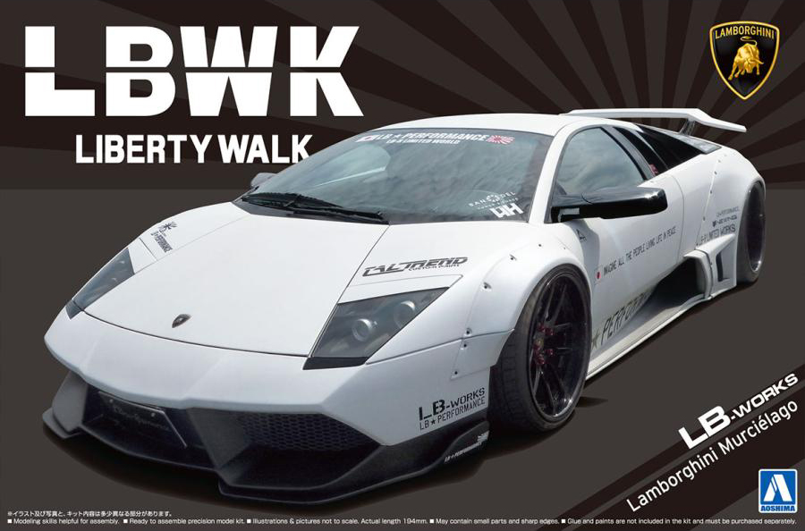 Aoshima 1/24 LB Works Lamborghini Murcielago Limited 20 Ver.1 | 4905083059920