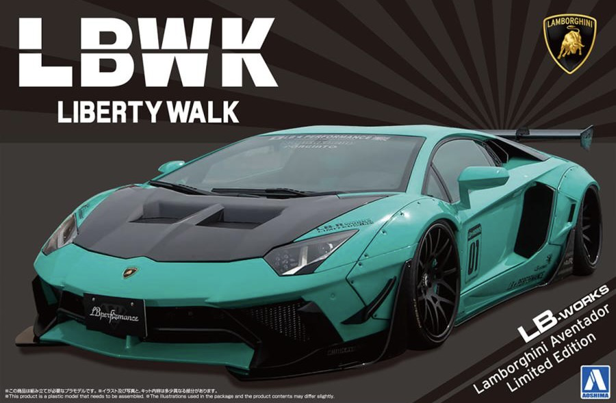 Aoshima LB-WORKS Lamborghini Aventador Limited Edition Ver.2 | 4905083059951