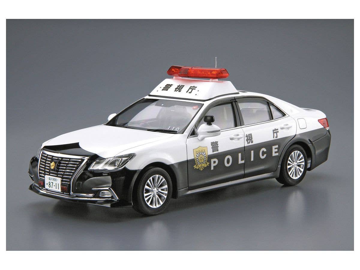 Aoshima 1/24 Toyota GRS210 Crown Patrol Car for Patrol '16 | 4905083059999