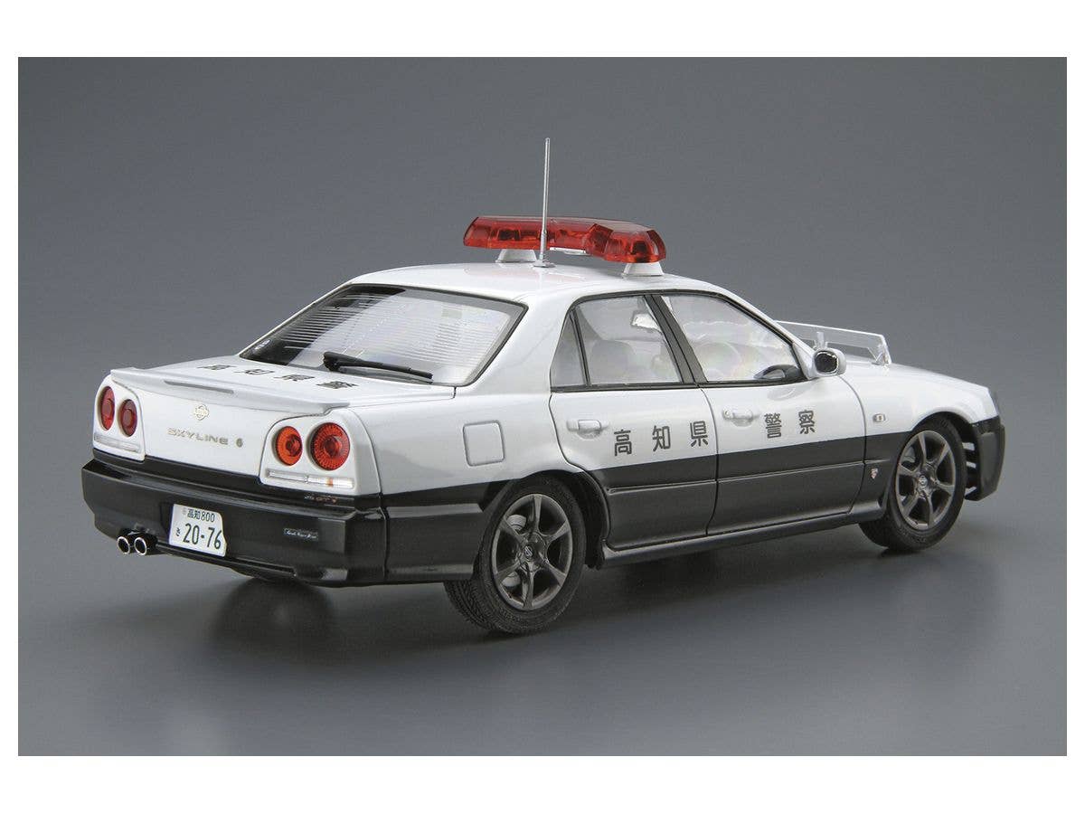 Aoshima 1/24 Nissan ER34 Skyline Patrol Car '01 | 4905083061251