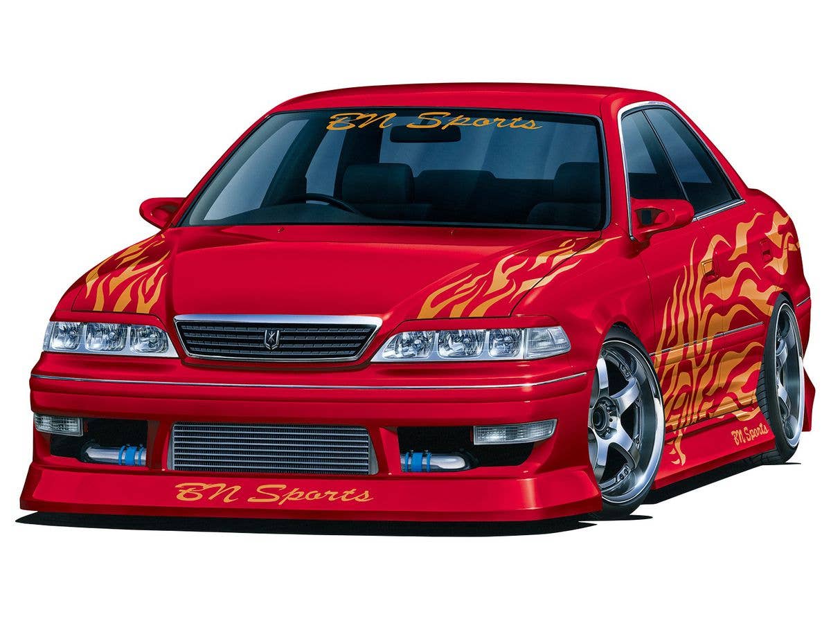 Aoshima 1/24 BN Sports Toyota JZX100 MarkII '98 | 4905083061329