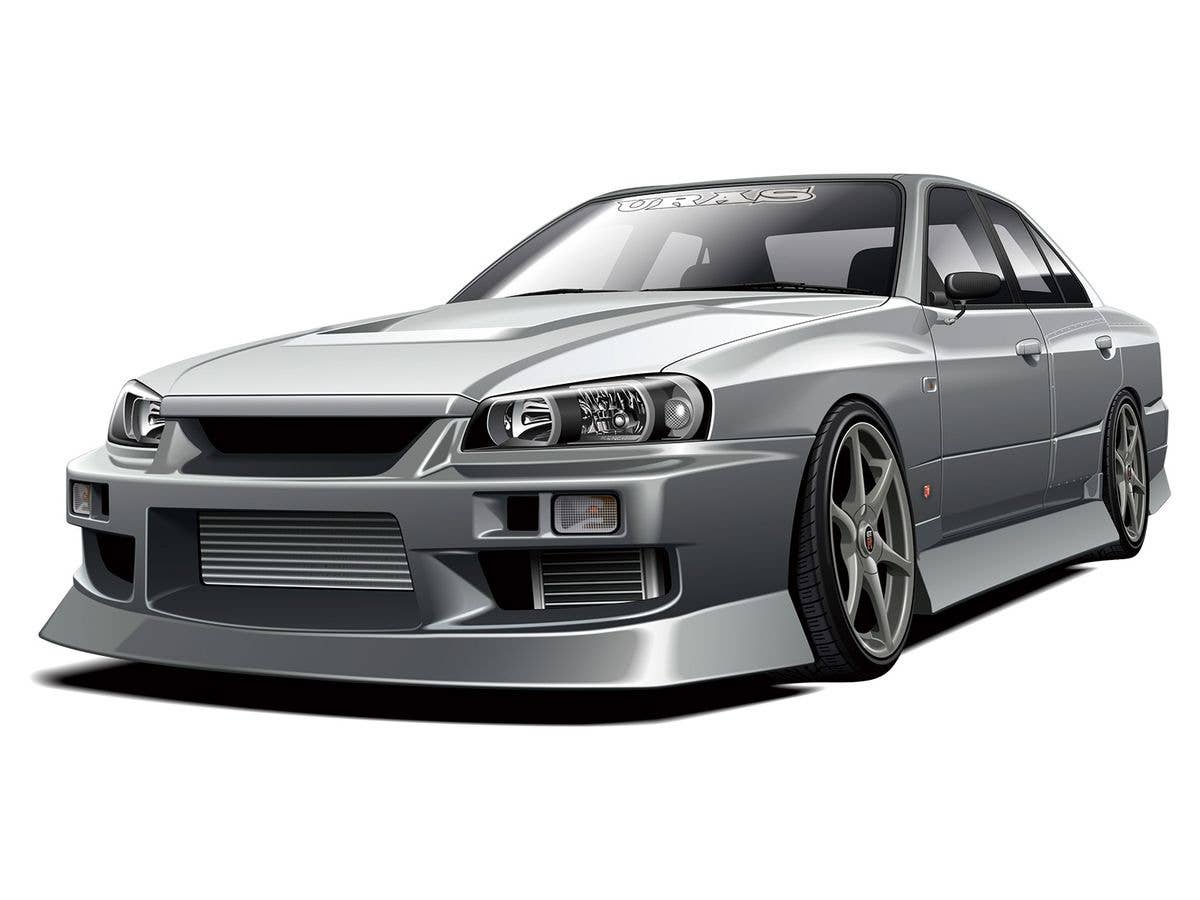 Aoshima 1/24 Uras ER34 Skyline 25GT- T '01 (Nissan) | 4905083061343