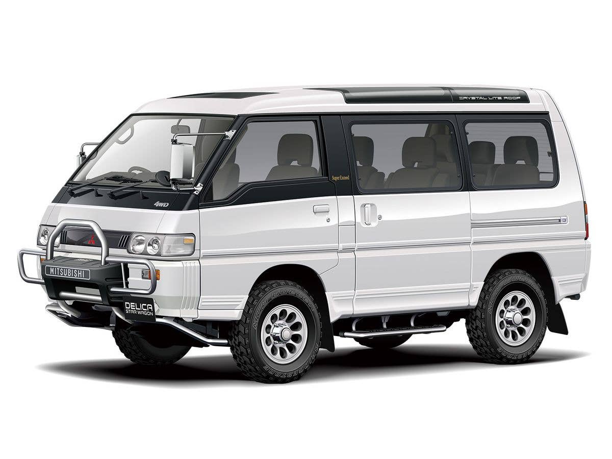 Aoshima 1/24 Mitsubishi P35W Delica Star Wagon '91 | 4905083061398
