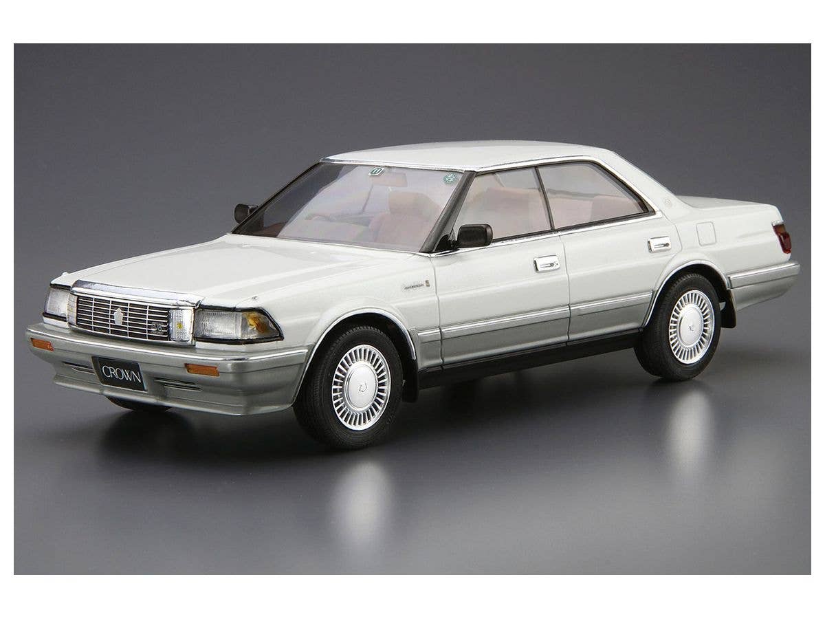 Aoshima 1/24 Toyota UZS131 Crown Royalsaloon G '89 | 4905083061718
