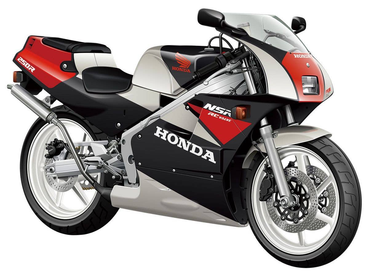 Aoshima 1/12 Honda NSR250R '89 Motorbike | 4905083061787