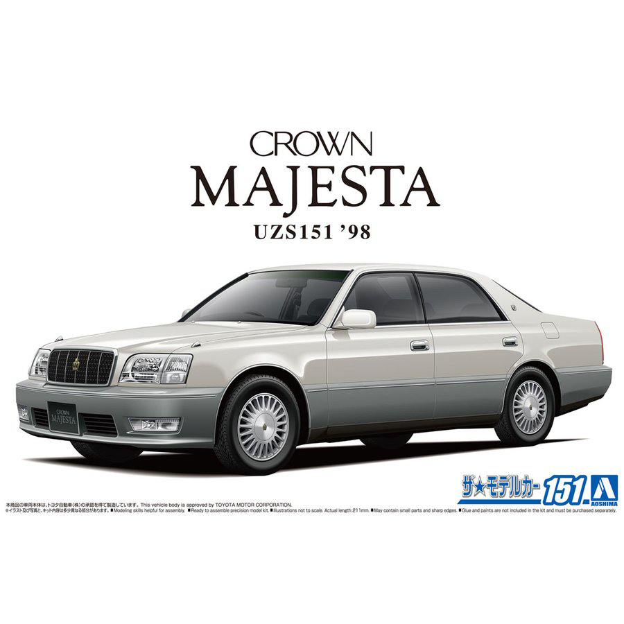Aoshima 1/24 TOYOTA UZS151 CROWN MAJESTA C-TYPE '98 | 4905083062197