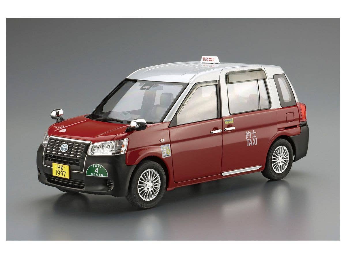 Aoshima 1/24 Toyota NTP10R Comfort Hybrid Taxi '18 Hong Kong Taxi | 4905083062234