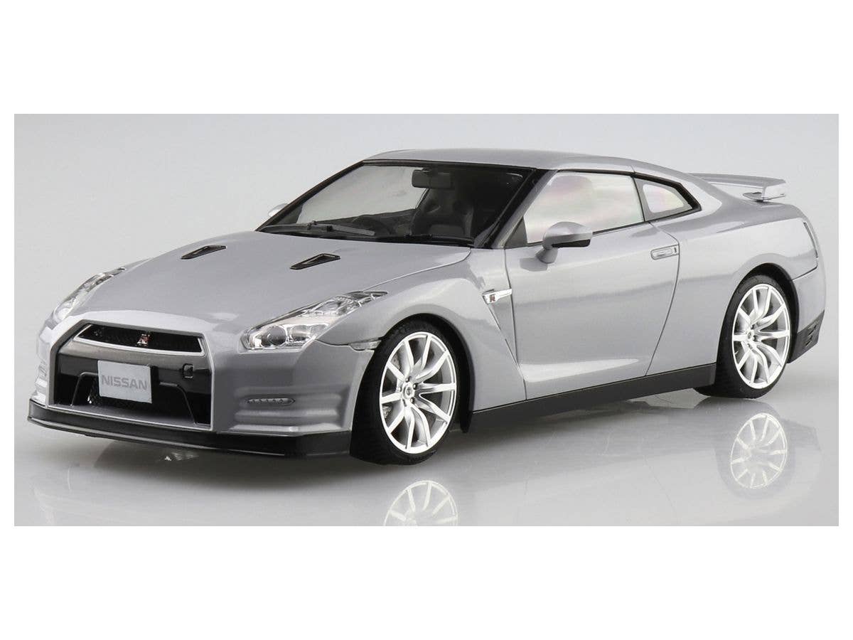 Aoshima 1/24 Nissan R35 GT-R '14 Ultimate Metal Silver | 4905083062432