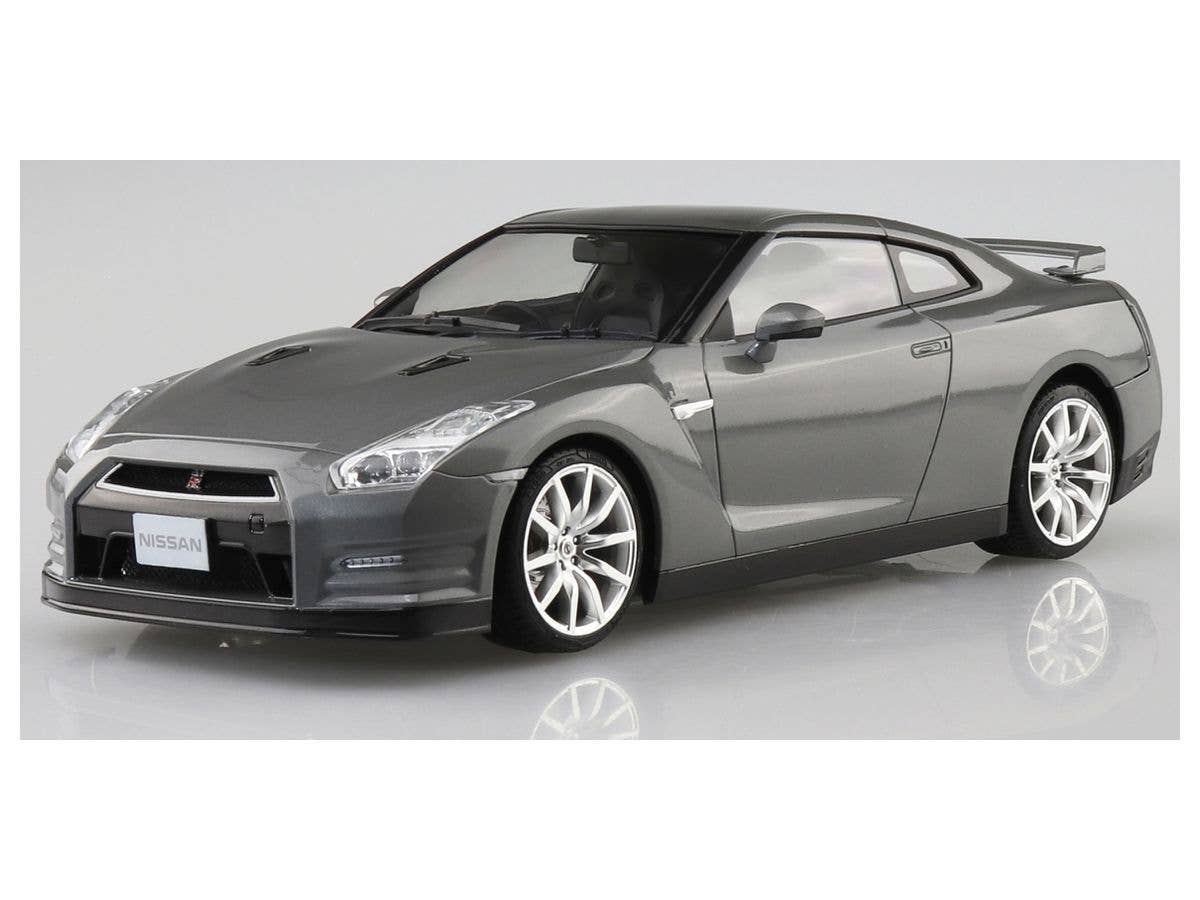Aoshima 1/24 Nissan R35 GT-R '14 Dark Metal Gray | 4905083062449