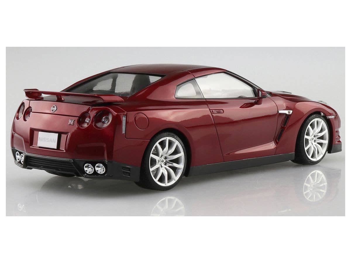 Aoshima 1/24 Nissan R35 GT-R '14 Gold flake Red Pearl | 4905083062456