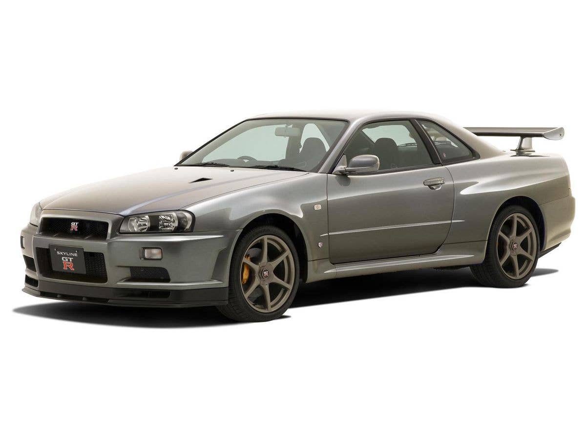 Aoshima 1/32 SNAP KIT #11-E Nissan R34 Skyline GT-R Nur(Sparkling Silver) | 4905083062548