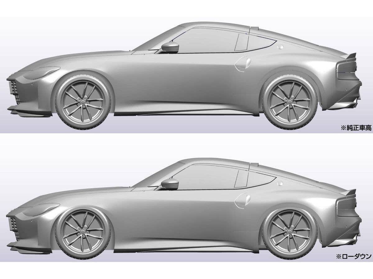 Aoshima 1/32 SNAP KIT #17-B Nissan RZ34 Fairlady (Seiran Blue) | 4905083062616