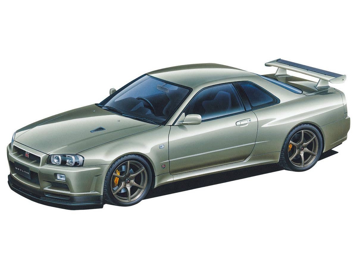 Aoshima 1/24 Nissan BNR34 Skyline GT-R V-Spec II Nur. '02 | 4905083062753