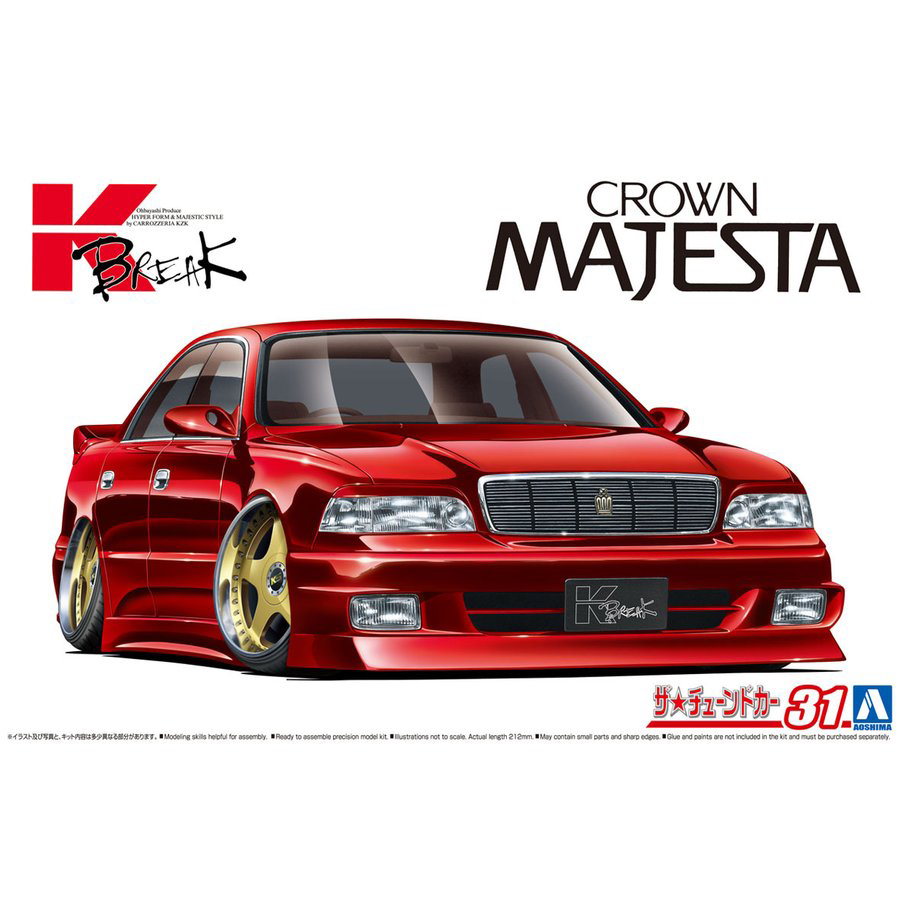 Aoshima 1/24 K-BREAK UZS141 Majesta '91 (Toyota) | 4905083063095