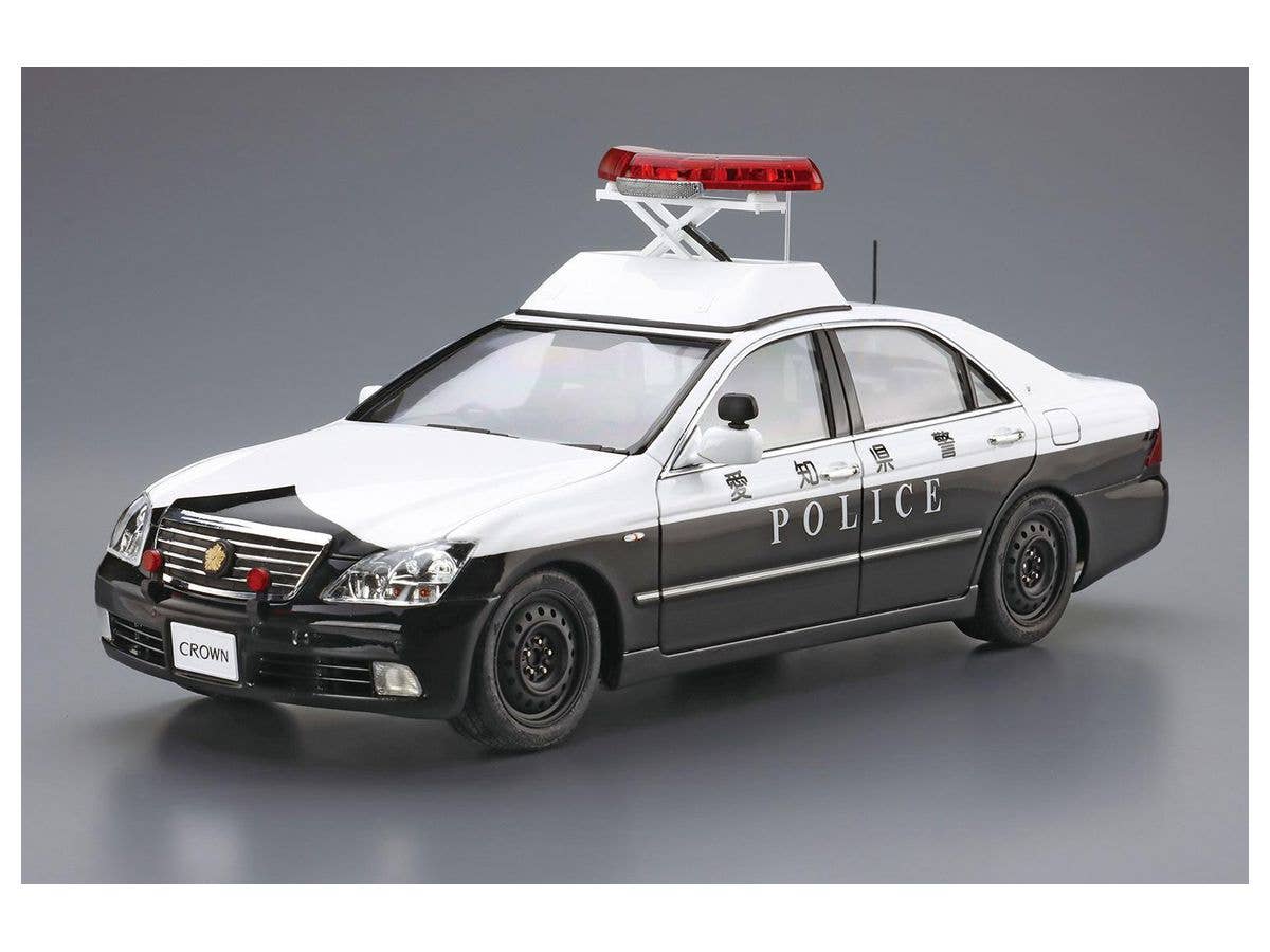 Aoshima 1/24 1/24 Toyota GRS180 Crown Patrol Car '05 | 4905083063330