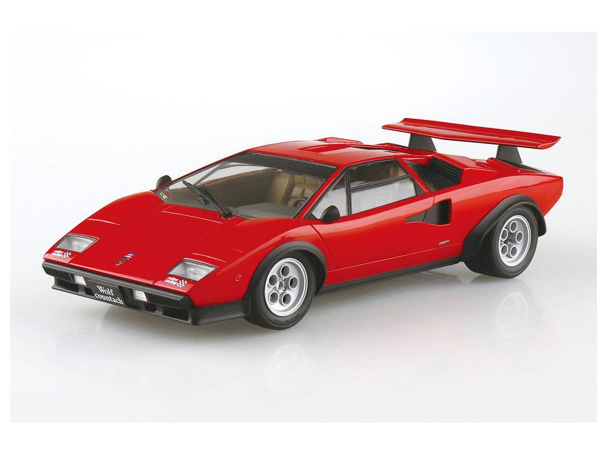 Aoshima 1/24 '75 Wolf Countach Version 1 | 4905083063361