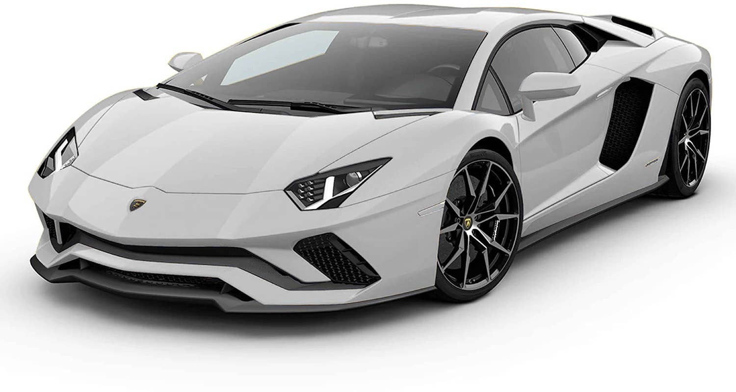 Aoshima 1/32 SNAP KIT #12-A Lamborghini Aventador S (Pearl White) | 4905083063453