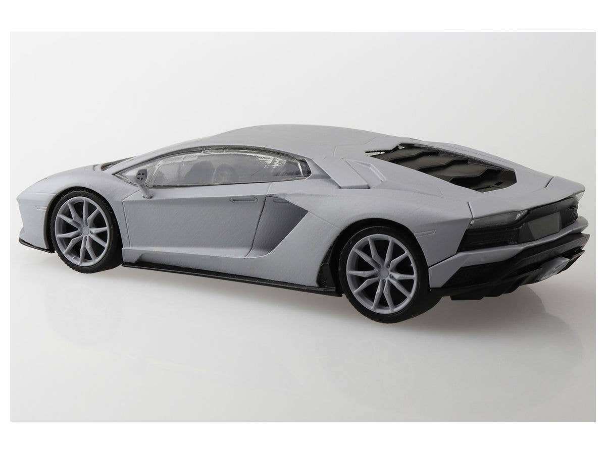 Aoshima 1/32 SNAP KIT #12-A Lamborghini Aventador S (Pearl White) | 4905083063453