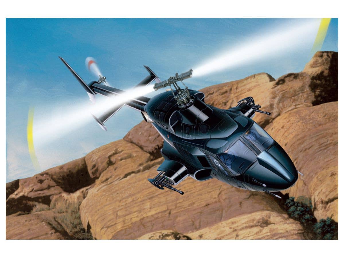 Aoshima 1/48 Airwolf Clear Body Ver. | 4905083063521