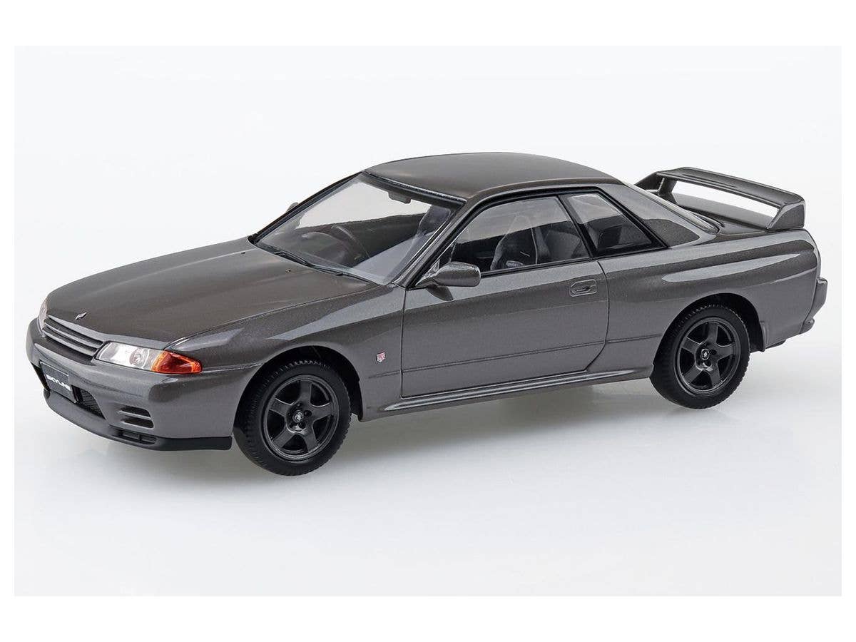 Aoshima 1/32 SNAP KIT #14-A Nissan R32 Skyline GT-R(Gun-Gray Metallic) | 4905083063538