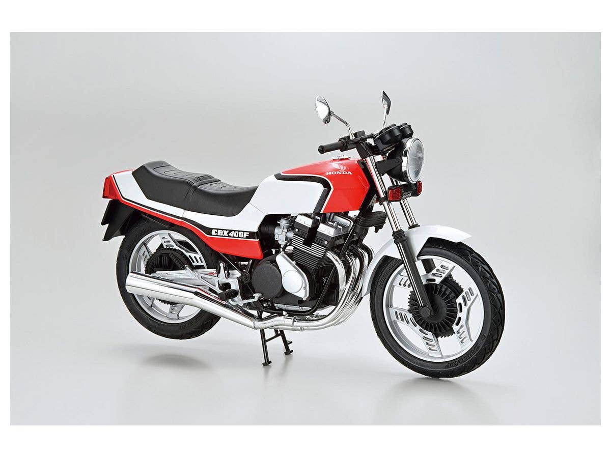 Aoshima 1/12 Honda NC07 CBX400F Candy Pearl Maui Red/Pearl Shell White '81 | 4905083063750