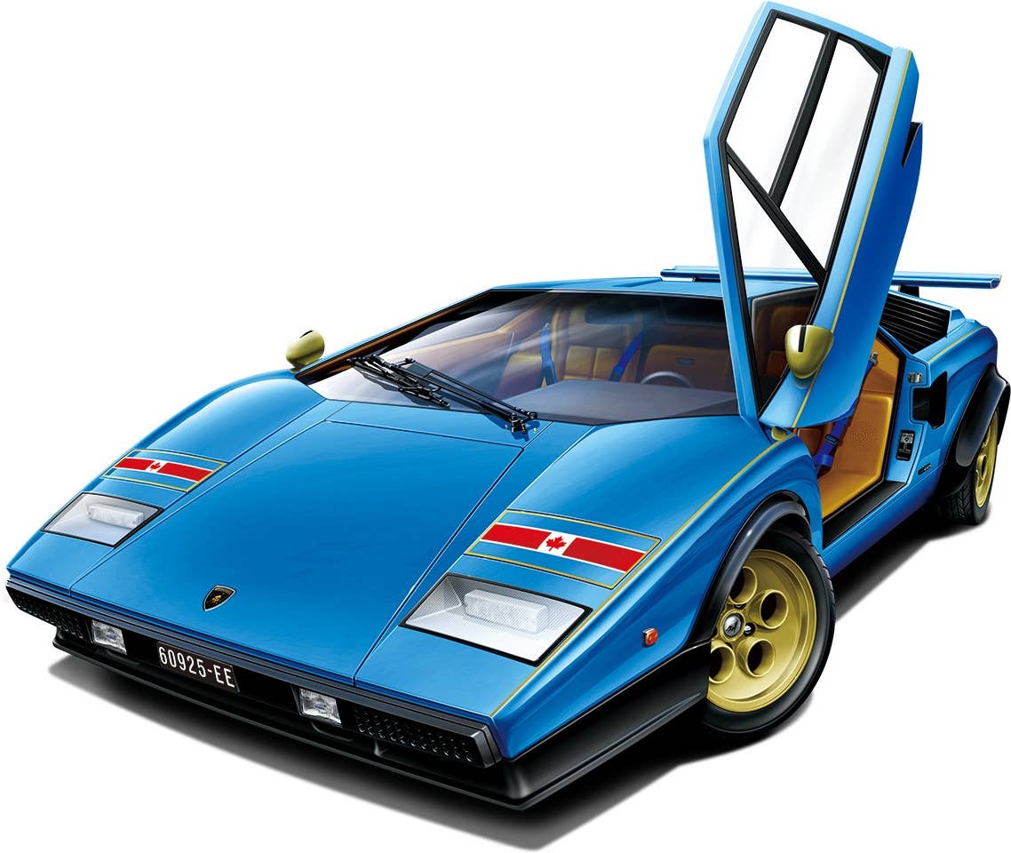 Aoshima 1/24 '76 Wolf Countach Version 2 | 4905083063835