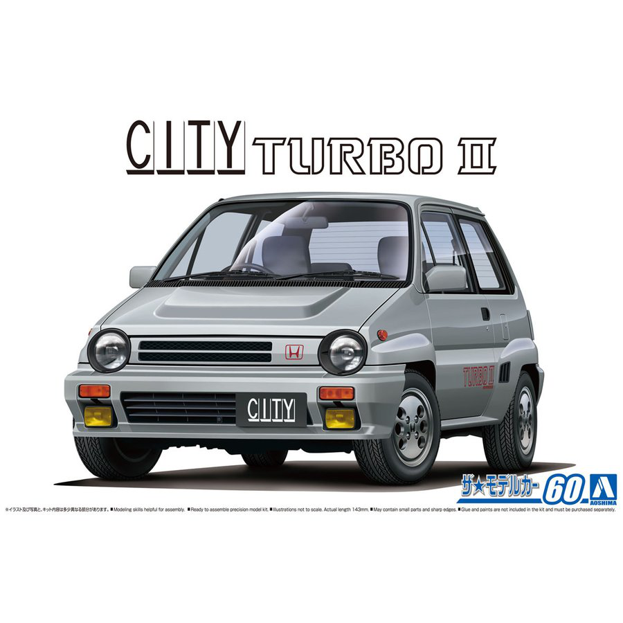 Aoshima 1/24 Honda AA City Turbo II '85 | 4905083063880