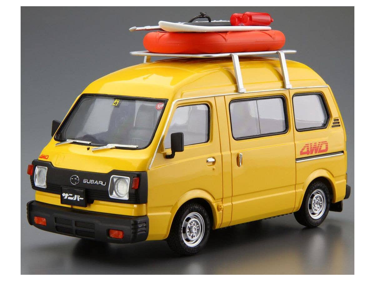 Aoshima 1/24 Subaru TT1 Sambar High-Roof 4WD '80 | 4905083063897