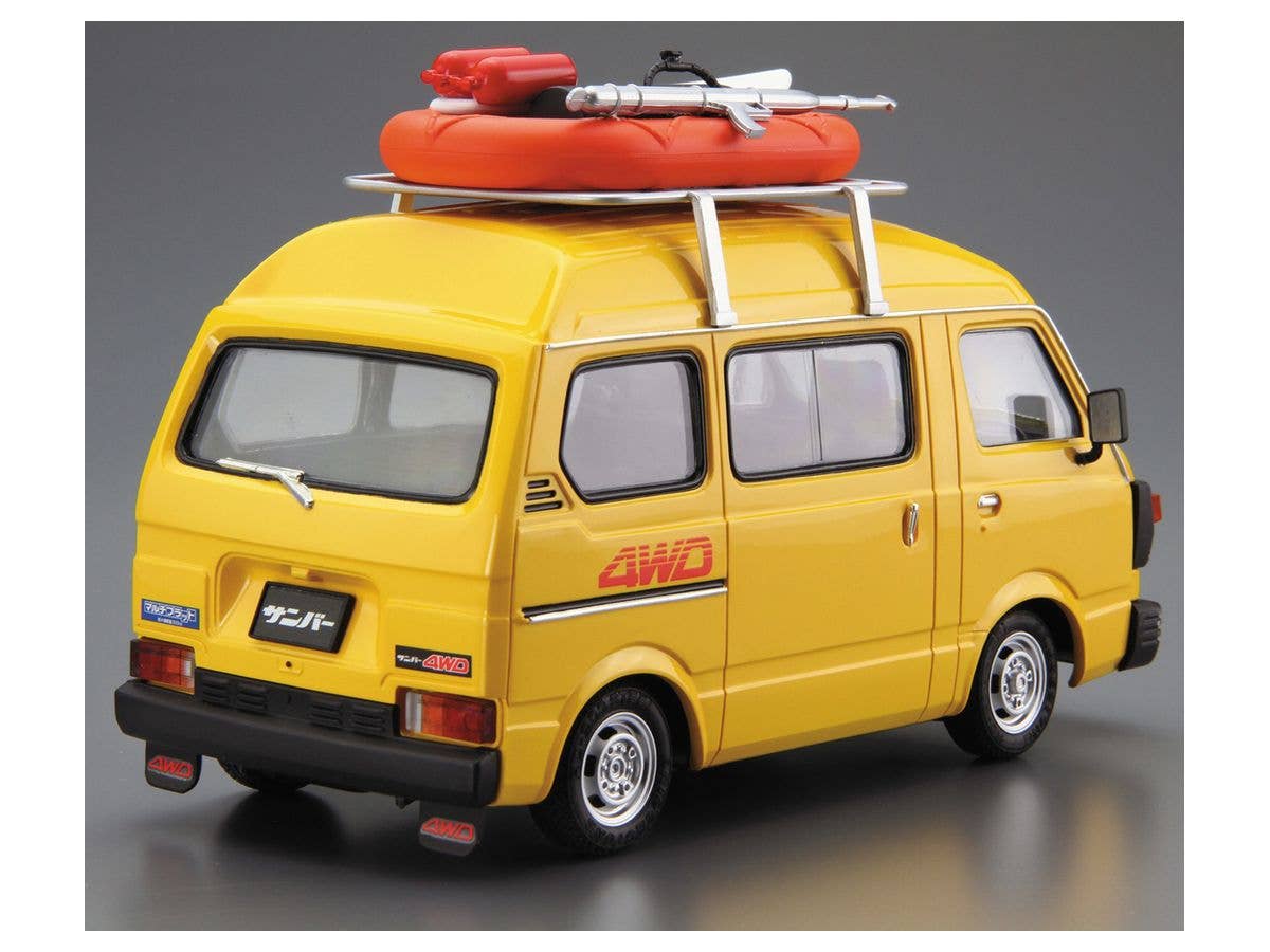 Aoshima 1/24 Subaru TT1 Sambar High-Roof 4WD '80 | 4905083063897