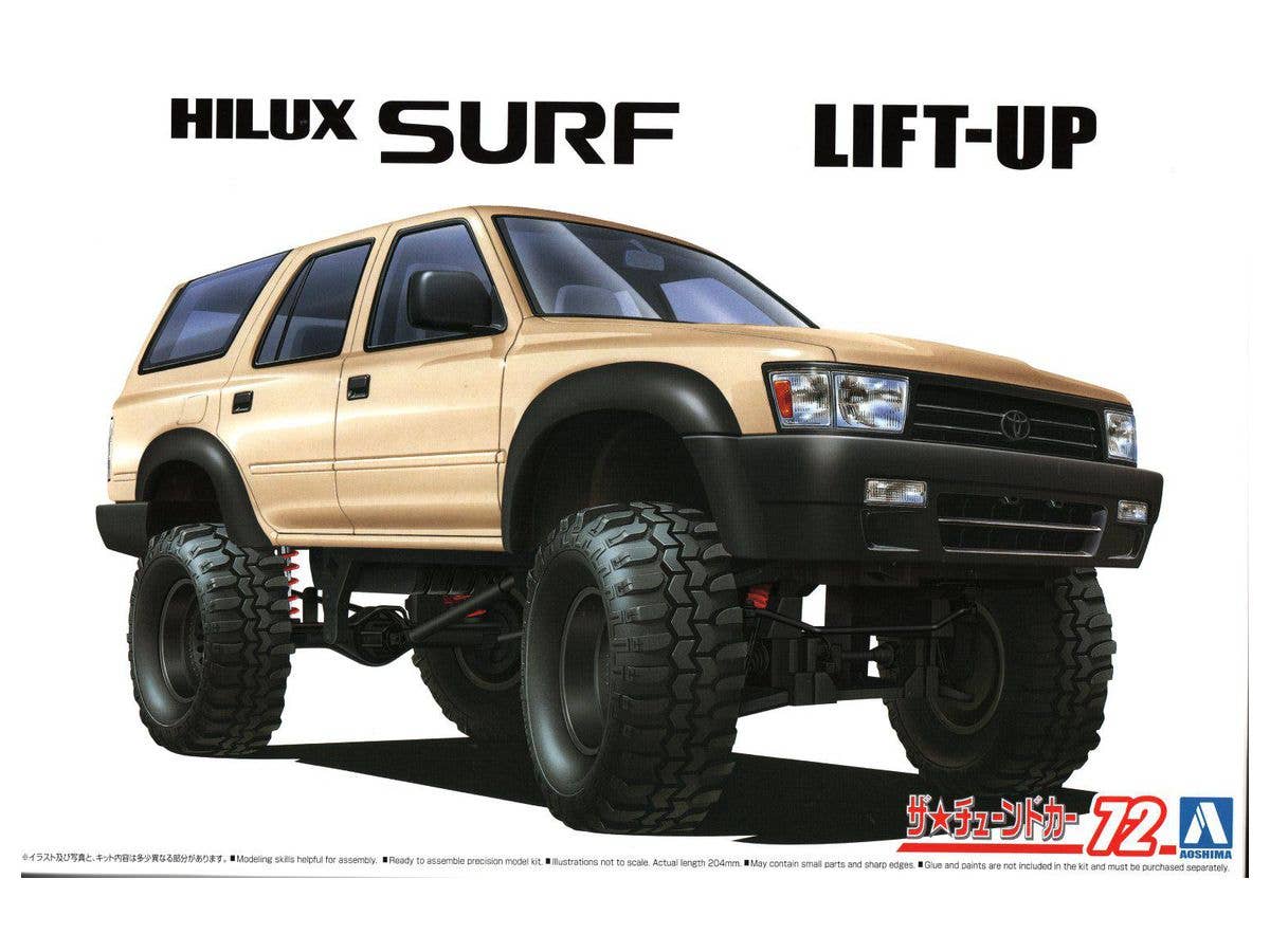 Aoshima 1/24 VZN130G Hilux Surf Lift Up '91 (Toyota) | 4905083063972