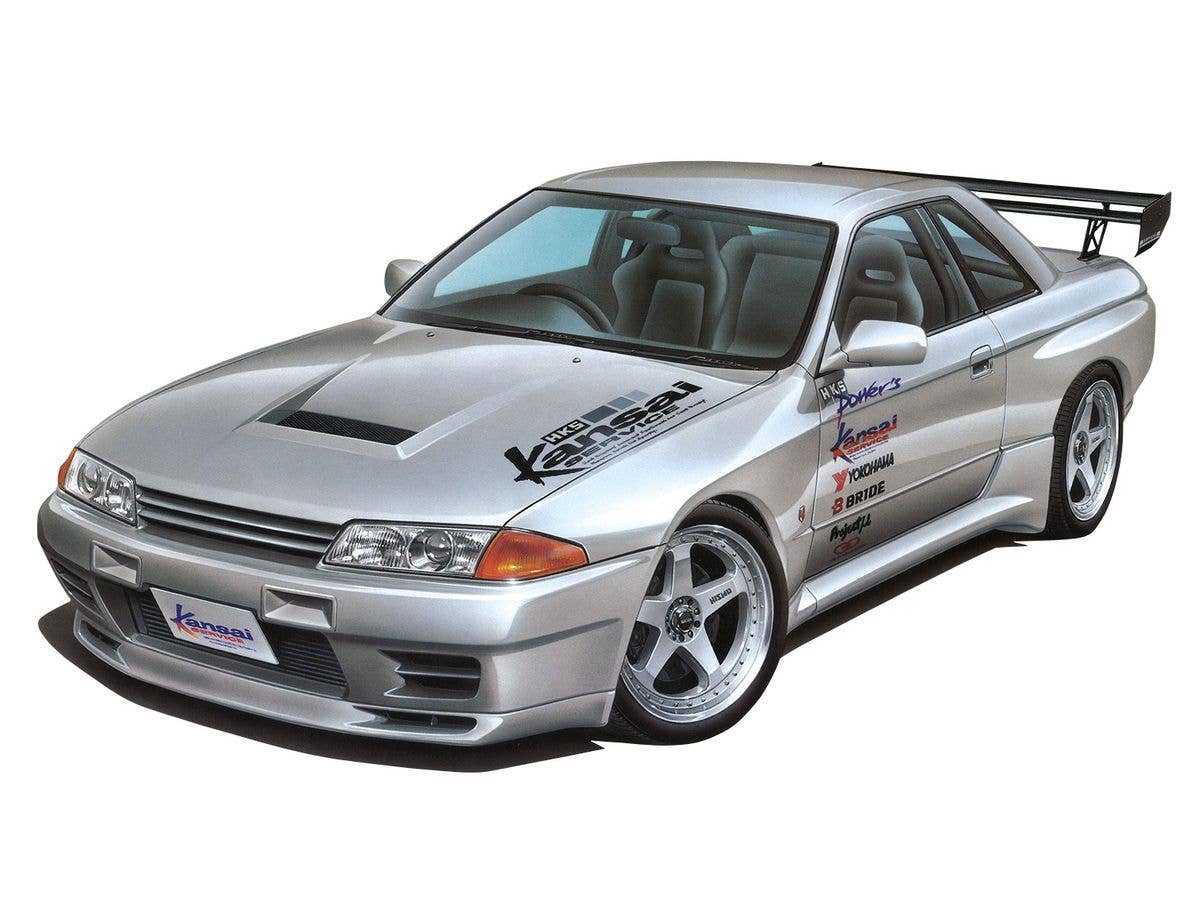 Aoshima 1/24 HKS Kansai BNR32 Skylinegt-R '90 (Nissan) | 4905083064535