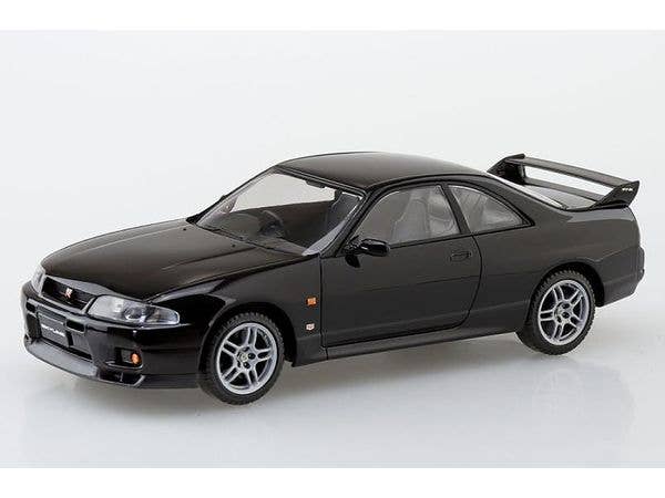 Aoshima 1/32 SNAP KIT #15-B Nissan R33 Skyline GT-R(Black) | 4905083064559