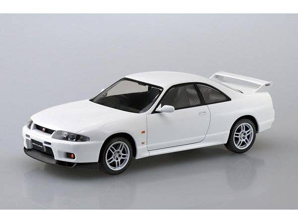 Aoshima 1/32 SNAP KIT #15-C Nissan R33 Skyline GT-R(White) | 4905083064566