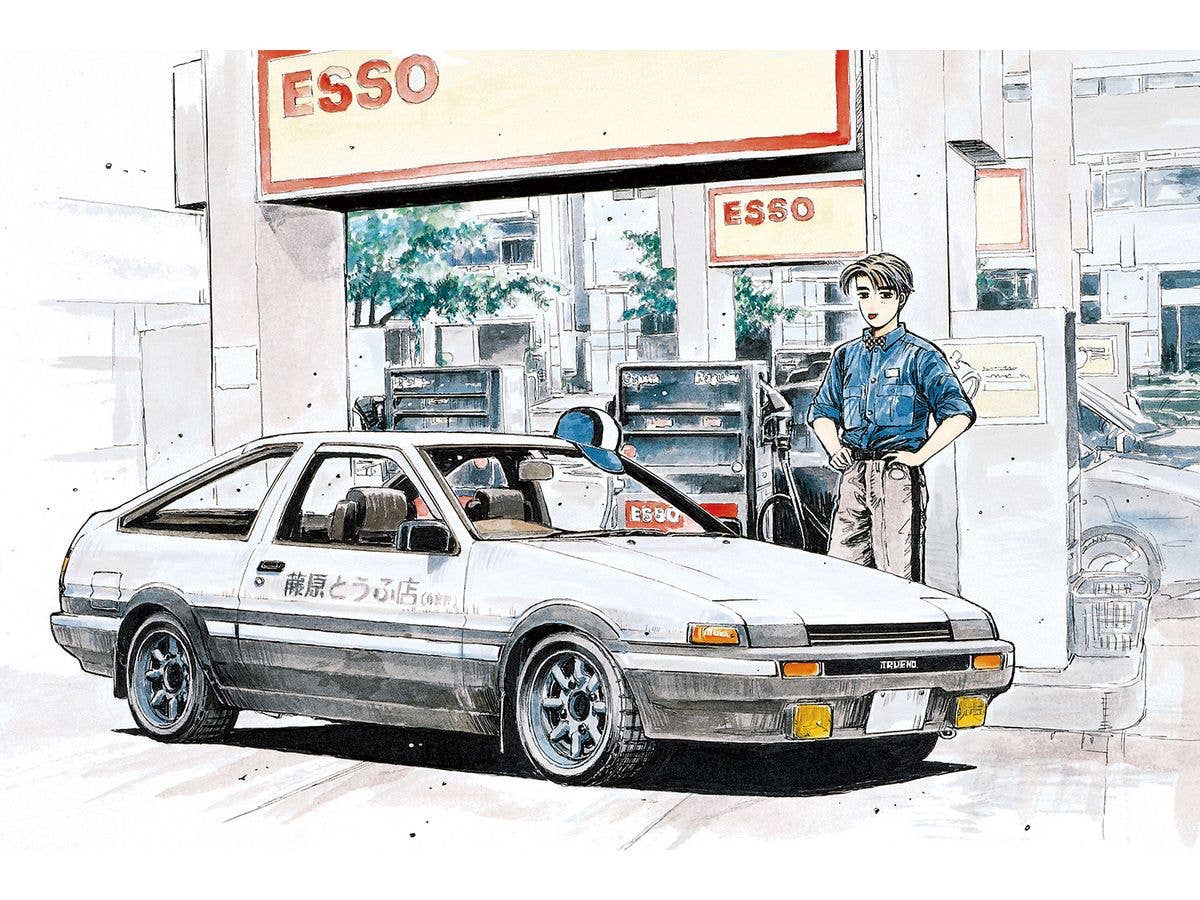 Aoshima 1/32 SNAP KIT #CM1 Initial-D Takumi's Hachiroku | 4905083064696