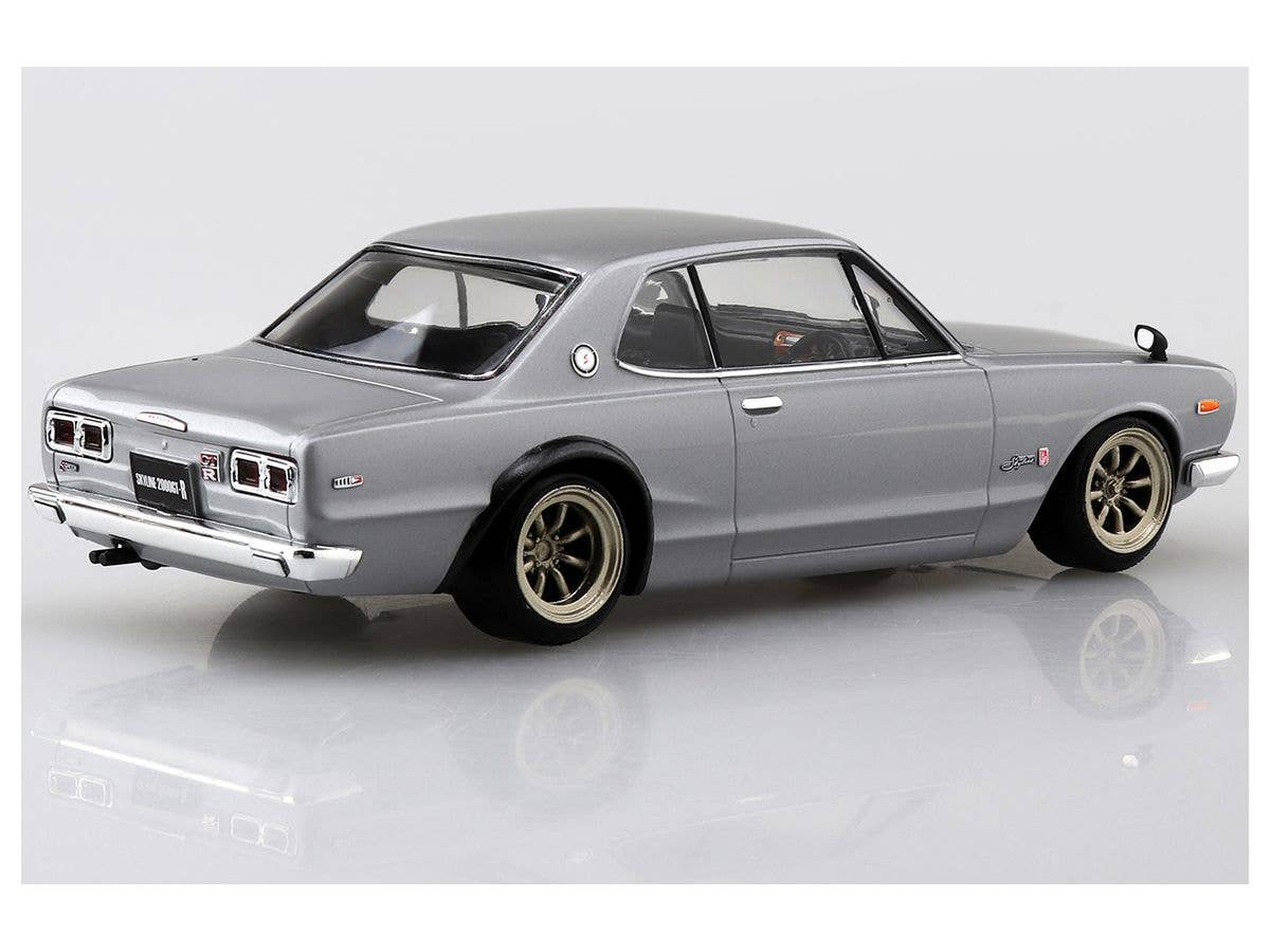 Aoshima 1/32 SNAP KIT #09-SP1 Nissan Skyline 2000 GT-R Custom Wheel (Silver) | 4905083064702