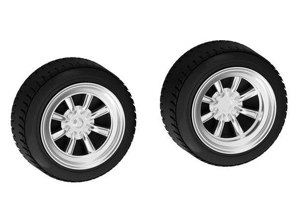 Aoshima 1/32 SNAP KIT #09-SP3 Nissan Skyline 2000 GT-R Custom Wheel (Red) | 4905083064726