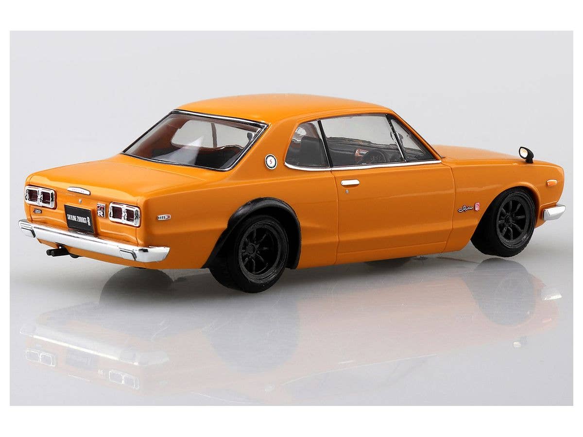 Aoshima 1/32 SNAP KIT #09-SP4 Nissan Skyline 2000 GT-R Custom Wheel (Safari Brown) | 4905083064733